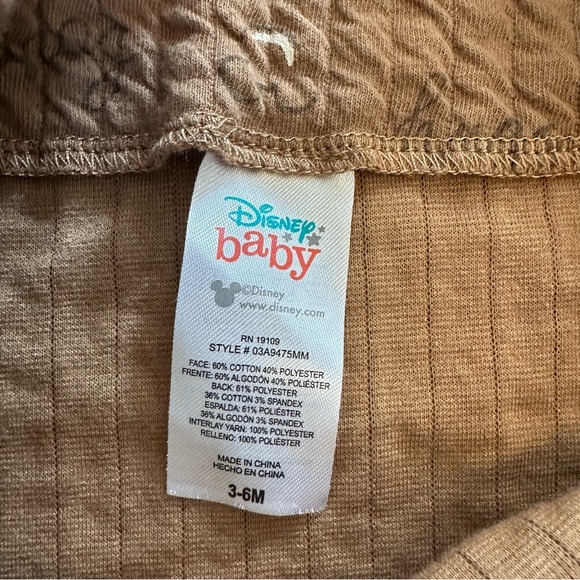 🌟3/$20🌟 Disney Baby Mickey Minnie Ears Overalls 3-6M - Picture 4 of 6